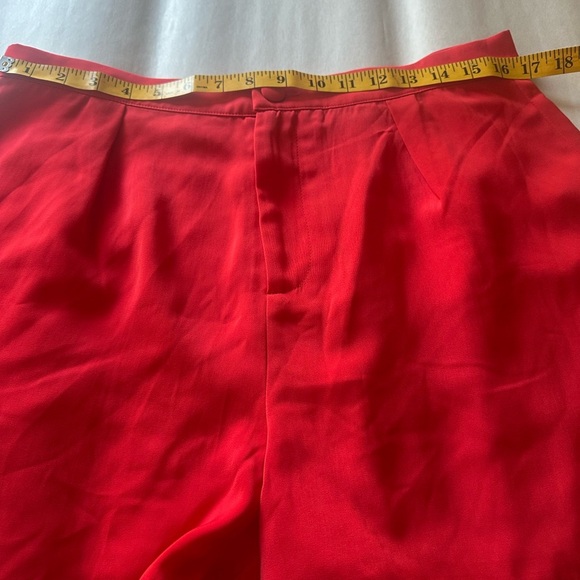 Lulu's Red High Waist Shorts Vibrant and Tailored - Picture 6 of 11